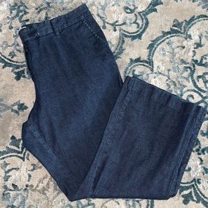 L.L. Bean Favorite Fit Curvy Dark Wash Straight Leg Jeans sz 20 Reg